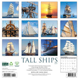 Explore the Willow Creek Tall Ships 2025 Calendar by Willow Creek Press, showcasing 12 breathtaking images of tall ships with sails unfurled on calm seas under clear skies. Covering 18 months from July 2023 to December 2024, it features stunning photos and maritime history events.