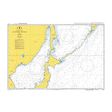 Product image of Admiralty Chart 4511 | Northern Portion of Japan, featuring navigational markings, depth soundings, and coastal features, essential for safe marine navigation. It could be displayed as an art piece or used for navigation on a boat or ship.