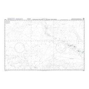 Product image of Admiralty Chart 4521 | Hawaiian Islands to Minami-tori Shima, featuring navigational markings, depth soundings, and coastal features, essential for safe marine navigation. It could be displayed as an art piece or used for navigation on a boat or ship.