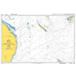 Product image of Admiralty Chart 4602 | Tasman and Coral Seas Australia to Northern New Zealand and Fiji, featuring navigational markings, depth soundings, and coastal features, essential for safe marine navigation. It could be displayed as an art piece or used for navigation on a boat or ship.