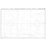 Product image of Admiralty Chart 4611 | Southwest Pacific Basin to Pacific-Antarctic Rise, featuring navigational markings, depth soundings, and coastal features, essential for safe marine navigation. It could be displayed as an art piece or used for navigation on a boat or ship.