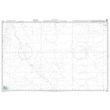 Product image of Admiralty Chart 4613 | Chatham Islands to Ile Rapa, featuring navigational markings, depth soundings, and coastal features, essential for safe marine navigation. It could be displayed as an art piece or used for navigation on a boat or ship.
