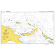 Product image of Admiralty Chart 4622 | Admiralty Islands to Solomon Islands, featuring navigational markings, depth soundings, and coastal features, essential for safe marine navigation. It could be displayed as an art piece or used for navigation on a boat or ship.