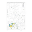 Product image of Admiralty Chart 4632 | Fiji to Tuvalu, featuring navigational markings, depth soundings, and coastal features, essential for safe marine navigation. It could be displayed as an art piece or used for navigation on a boat or ship.