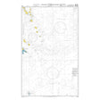 Product image of Admiralty Chart 4637 | Vanuatu to Norfolk Island, featuring navigational markings, depth soundings, and coastal features, essential for safe marine navigation. It could be displayed as an art piece or used for navigation on a boat or ship.