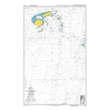 Product image of Admiralty Chart 4638 | Fiji to Kermadec Islands including Tongatapu, featuring navigational markings, depth soundings, and coastal features, essential for safe marine navigation. It could be displayed as an art piece or used for navigation on a boat or ship.