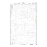 Product image of Admiralty Chart 4714 | Cocos (Keeling) Islands to Ile Saint-Paul, featuring navigational markings, depth soundings, and coastal features, essential for safe marine navigation. It could be displayed as an art piece or used for navigation on a boat or ship.