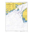 Product image of Admiralty Chart 4746 | Approaches to/Approches a Bay of Fundy/Baie de Fundy, featuring navigational markings, depth soundings, and coastal features, essential for safe marine navigation. It could be displayed as an art piece or used for navigation on a boat or ship.