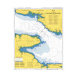 Product image of Admiralty Chart 4770 | Tryon Shoals to/a Cape Egmont, featuring navigational markings, depth soundings, and coastal features, essential for safe marine navigation. It could be displayed as an art piece or used for navigation on a boat or ship.