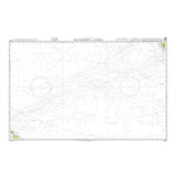Product image of Admiralty Chart 4807 | San Francisco to Hawaii, featuring navigational markings, depth soundings, and coastal features, essential for safe marine navigation. It could be displayed as an art piece or used for navigation on a boat or ship.