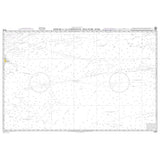 Product image of Admiralty Chart 4808 | Hawaii to the Clipperton Fracture Zone, featuring navigational markings, depth soundings, and coastal features, essential for safe marine navigation. It could be displayed as an art piece or used for navigation on a boat or ship.