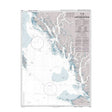 Product image of Admiralty Chart 4923 | Queen Charlotte Sound, featuring navigational markings, depth soundings, and coastal features, essential for safe marine navigation. It could be displayed as an art piece or used for navigation on a boat or ship.