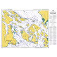 Product image of Admiralty Chart 4951 | Juan de Fuca Strait to/a Strait of Georgia, featuring navigational markings, depth soundings, and coastal features, essential for safe marine navigation. It could be displayed as an art piece or used for navigation on a boat or ship.