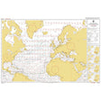 Admiralty Routeing Chart 5124(9): North Atlantic Ocean - September by Admiralty shows September's prevailing winds and currents for navigation, detailed with arrows and symbols, regional insets, and coasts of North America, Europe, and Africa.