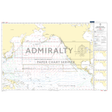 Admiralty Routeing Chart 5127(4): North Pacific Ocean - April by Admiralty shows wind directions, strengths, coastlines, islands, and includes a legend in the upper right for navigation. Labeled “ADMIRALTY PAPER CHART SERVICE.”.