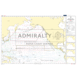 Admiralty Routeing Chart 5127(4): North Pacific Ocean - April by Admiralty shows wind directions, strengths, coastlines, islands, and includes a legend in the upper right for navigation. Labeled “ADMIRALTY PAPER CHART SERVICE.”.