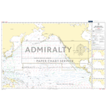 Admiralty Routeing Chart 5127(6): North Pacific Ocean - June shows ocean currents with a legend, continent and island outlines, and notes on the right. An essential Admiralty map for navigation and planning passages across the North Pacific.