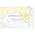 Admiralty Routeing Chart 5127(8): North Pacific Ocean - August by Admiralty displays major passages, wind directions, navigational markings, detailed legends, regional insets, and a prominent "ADMIRALTY PAPER CHART SERVICE" watermark.