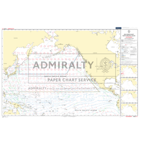 Admiralty Routeing Chart 5127(11): North Pacific Ocean - November (Admiralty) features ocean currents, shipping routes, current direction arrows, legend, title, and navigation info. Marked "ADMIRALTY PAPER CHART SERVICE".