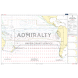 Admiralty Routeing Chart 5128(8): South Pacific Ocean - August by Admiralty displays shipping routes, ocean currents, wind patterns, coasts, and major landmasses like South America, Australia, and New Zealand.