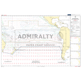 Admiralty Routeing Chart 5128(8): South Pacific Ocean - August by Admiralty displays shipping routes, ocean currents, wind patterns, coasts, and major landmasses like South America, Australia, and New Zealand.