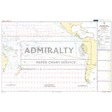 The Admiralty Routeing Chart 5128(12): South Pacific Ocean - December by Admiralty shows shipping routes, ocean currents, prevailing winds, and key sea lanes with detailed overlays for accurate navigation near Australia, New Zealand, and South America.