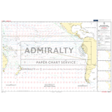 The Admiralty Routeing Chart 5128(12): South Pacific Ocean - December by Admiralty shows shipping routes, ocean currents, prevailing winds, and key sea lanes with detailed overlays for accurate navigation near Australia, New Zealand, and South America.