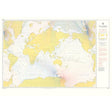 Product image of Admiralty Chart 5374 | The World - Magnetic Variation 2020 and Annual Rates of Change, featuring navigational markings, depth soundings, and coastal features, essential for safe marine navigation. It could be displayed as an art piece or used for navigation on a boat or ship.