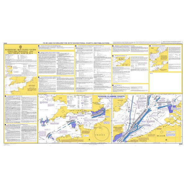 Admiralty Chart 5500: Mariners' Routeing Guide - English Channel and D ...
