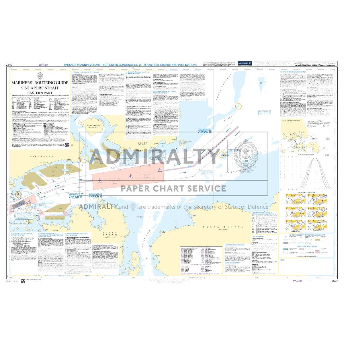 Admiralty Chart 5527: Mariners' Routeing Guide - Singapore Strait East ...