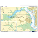 The Admiralty Small Craft Charts - 5602, part of the Admiralty brand, are ideal for coastal navigation from Falmouth to Teignmouth. This nautical chart provides a detailed map of the coastal area, including rivers, islands, depth markings, navigational aids, and shipping routes. Insets of the Hamoaze and River Lynher areas are located in the lower left corner.