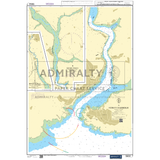 The Admiralty Small Craft Charts - 5602 - Falmouth to Teignmouth displays the River Fowey and Fowey Harbour area, highlighting water depths, navigation aids, hazards, and nearby land features. It includes two detailed insets of specific regions. Perfect for coastal navigation, this essential chart from Admiralty is a must-have for mariners.