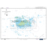 Introducing the "Admiralty Small Craft Charts - 5604 - The Channel Islands," a nautical chart by Admiralty. This chart is designed for maritime experts and features detailed hydrographic information essential for coastal navigation, including various depths, coastal outlines, and navigational markers. Rendered primarily in shades of blue and white, it provides comprehensive coverage specifically tailored to the Channel Islands area.