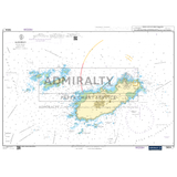 Nautical chart depicting Alderney and its adjacent waters, part of the Admiralty Small Craft Charts - 5604 - The Channel Islands series. This chart provides vital navigational details including depth contours, seabed information, and coastal features indispensable for maritime experts in coastal navigation. The Admiralty logo is prominently displayed.