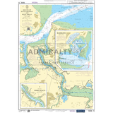 The Admiralty Small Craft Charts - 5606: Thames Estuary, Ramsgate to Canvey is an essential tool for maritime experts, offering detailed navigational information such as water depths, coastal features, landmarks, and maritime routes. This chart covers the River Medway and surrounding coastal areas with comprehensive maps of Ramsgate and Ferry Reach, making it ideal for coastal navigation.