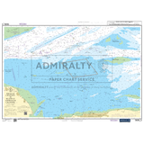 A detailed nautical chart titled "Admiralty Small Craft Charts - 5606 - Thames Estuary, Ramsgate to Canvey," showcasing the Prince's Channel and Medway Approach in the United Kingdom. Perfect for coastal navigation, the map includes depth soundings, nautical routes, buoys, and other navigational aids used by maritime experts. Text and symbols are visible throughout the chart.