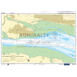 Admiralty Small Craft Charts - 5606 titled "Thames Estuary, Ramsgate to Canvey" displaying maritime routes, depth contours, and navigation aids. This essential tool for coastal navigation includes detailed geographic information compiled by maritime experts for safe travel in this coastal area.