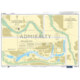 Explore the Bristol Channel with the Admiralty Small Craft Charts - 5608, covering Avonmouth Bridge to Sea Mills Creek and Sea Mills Creek to Cumberland Basin, as well as the Bristol City Docks. This chart provides detailed river paths, docks, and infrastructure along with topographical features and navigational markings for optimal coastal navigation by Admiralty.