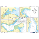 A nautical chart titled "Admiralty Small Craft Charts - 5610 - The Firth of Clyde," ideal for coastal navigation, showing detailed maritime information for East Loch Tarbert, Campbeltown Loch, and Kilbrannan Sound. The Admiralty chart includes bathymetric data, coastal outlines, and navigational aids.