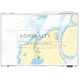 The Admiralty Small Craft Chart 5611, titled "West Coast of Scotland," from the Admiralty brand provides detailed nautical information on coastlines, depths, and maritime features for coastal navigation around the northern part of the Islay and Jura islands. It includes navigation markers and geographic coordinates.