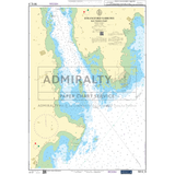 The Admiralty Small Craft Chart 5612 - Northern Ireland, titled "Strangford Narrows, Southern Part," provides detailed water depths, coastal features, and essential navigation aids for coastal navigation. Designed for maritime experts, it highlights the water body with adjacent landmasses, contours, and various navigational symbols.