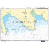 Nautical chart titled "Irish Sea, East Part and Isle of Man" marked with coastal outlines, water depths, and navigational aids. Highlights bays, inlets, and surrounding landmasses. Chart includes Admiralty logos, ADMIRALTY Small Craft Charts designation (5613), as well as coordinates and scale information.