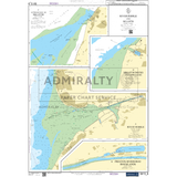 The Admiralty Small Craft Charts, specifically chart 5613 covering the East Part of the Irish Sea and the Isle of Man, depict the approaches to Silloth, Silloth docks, and River Ribble along with Preston Riversway Docklands. These charts include detailed maps with water depths, land elevations, and navigational aids. A watermark by UKHO labeled "ADMIRALTY Small Craft Charts" and other text labels are present.