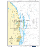 Nautical chart showing Orford Ness to Whitby. Land areas and water depths are depicted, with navigation aids like buoys and lights marked for coastal navigation. Various maritime symbols and notes cover oceanographic details ensuring maritime safety. The Admiralty Small Craft Charts branding and copyright are included.