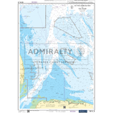 The Admiralty Small Craft Chart - 5614, titled "East Coast, Orford Ness to Whitby," is designed for both maritime and coastal navigation. It features detailed information on the coastline and surrounding waters, including depth contours, underwater hazards, navigational aids, and significant landmarks. Annotations and symbols provide essential maritime safety data.