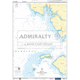 The Admiralty Small Craft Chart 5616 for the West Coast of Scotland and Outer Hebrides provides a detailed depiction of the coastline, islands, and underwater features. It is marked with "Admiralty" branding and includes navigational symbols for coastal navigation. The chart features latitude and longitude grids with major land areas and sea depths color-coded for clarity, making it ideal for maritime experts.