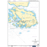 The "Admiralty Small Craft Charts - 5616 - West Coast of Scotland and Outer Hebrides" by Admiralty is designed for maritime experts and provides detailed information on the surrounding waters and coastlines. It includes depth indicators, navigational markers, and topographical details essential for coastal navigation.