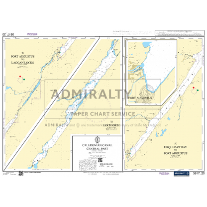 Admiralty Small Craft Charts - 5617 - East Coast of Scotland