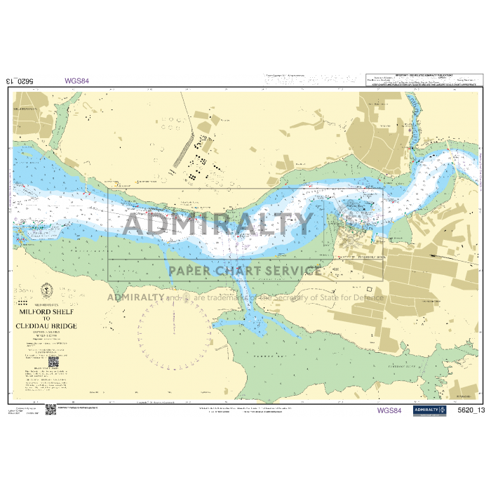 Admiralty Small Craft Charts - 5620 - South West Wales