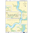 The Admiralty Small Craft Chart 5620_14: River Cleddau from Admiralty illustrates intricate waterways, depth contour lines, and navigation aids. It includes insets of Carew River and sections of the Cleddau estuary, featuring various navigational symbols and UK Hydrographic Office coordinates for precise navigation.